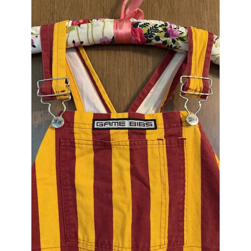 Game Day Youth Large red and yellow bibs cyclones chiefs sports tailgate footbal